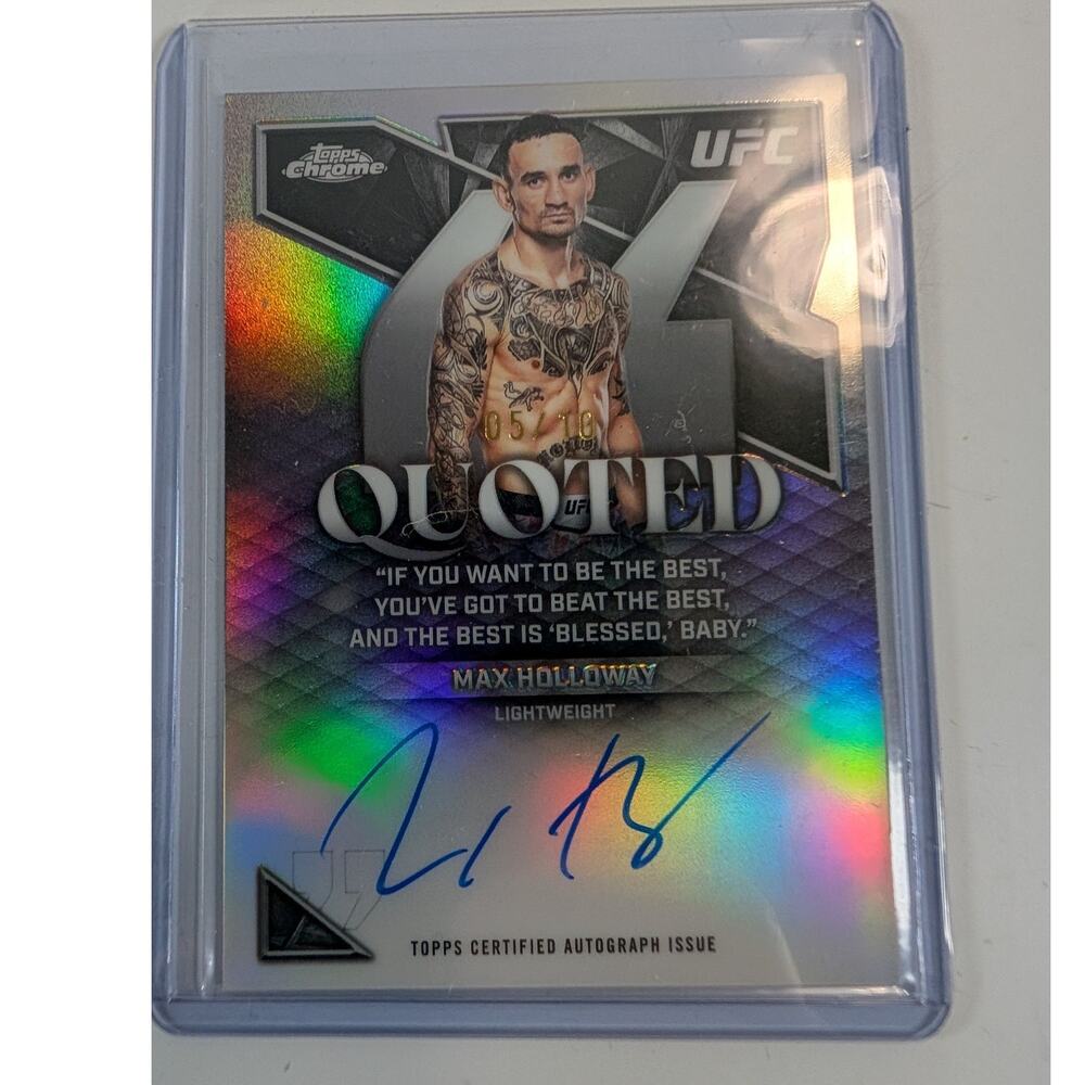 2026 Topps Chrome UFC Virna Jandiroba #73 Blue Refractor 149/150 Raw Card